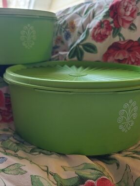 Vintage Green Tuppwrware